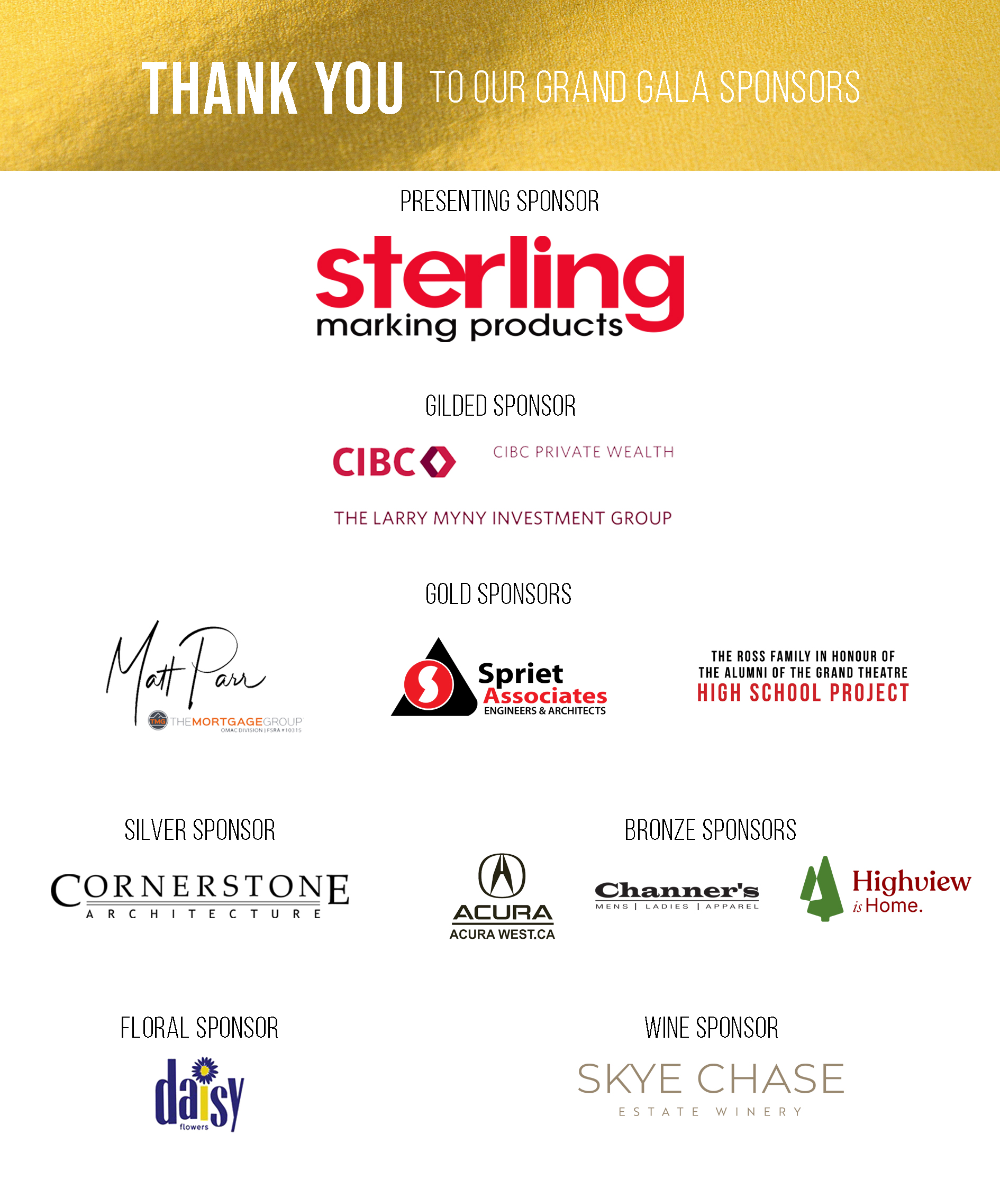 Thank You to Our 2026 Grand Gala Sponsors!
