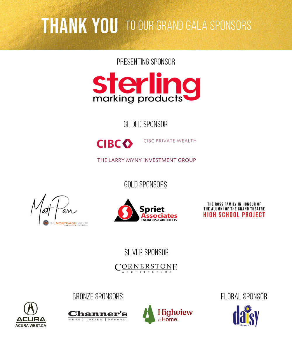 Thank You to Our 2026 Grand Gala Sponsors!