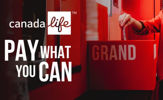Pay What You Can, sponsored by Canada Life