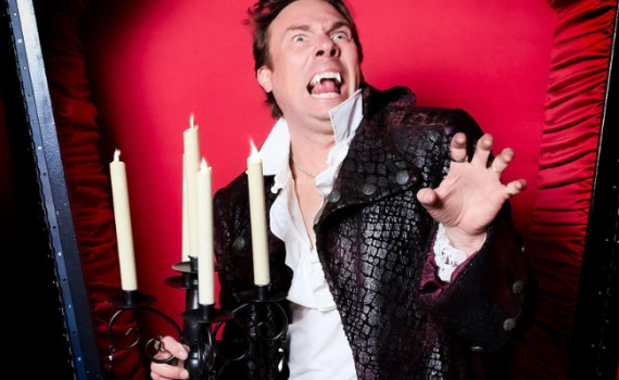 Dracula recoils in horror