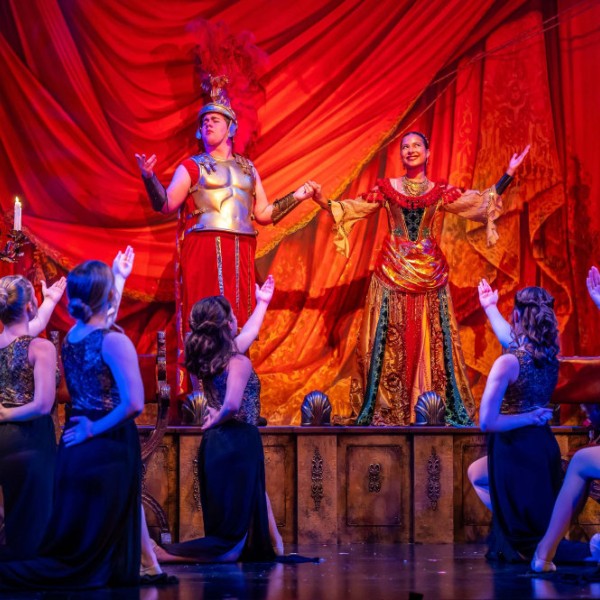 Pictured: The Cast of the 25th Anniversary High School Project: THE PHANTOM OF THE OPERA | Photo by: Dahlia Katz | Directed by: Andrew Tribe | Set Design: Scott Penner | Costume Design: Lisa Wright | Lighting Design: Kimberly Purtell.