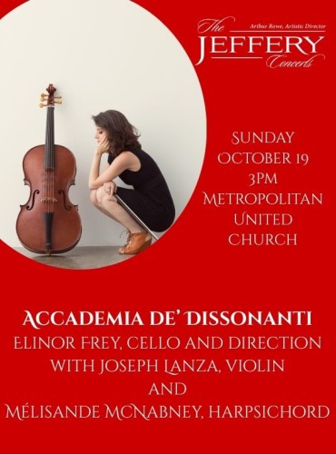 Accademia de' Dissonanti and Elinor Frey, cello
