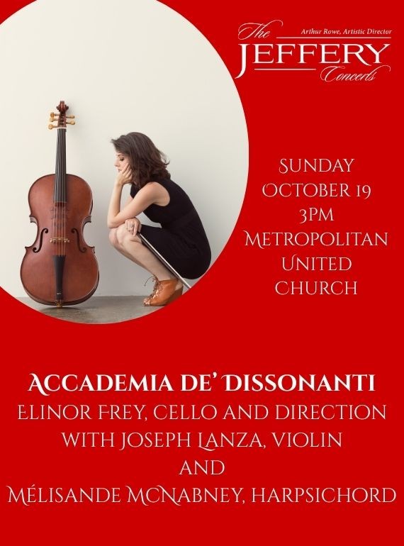 Accademia de' Dissonanti and Elinor Frey, cello