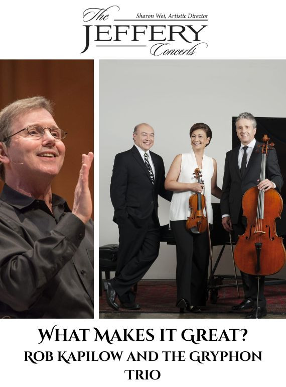 What Makes it Great? Rob Kapilow and Gryphon Trio